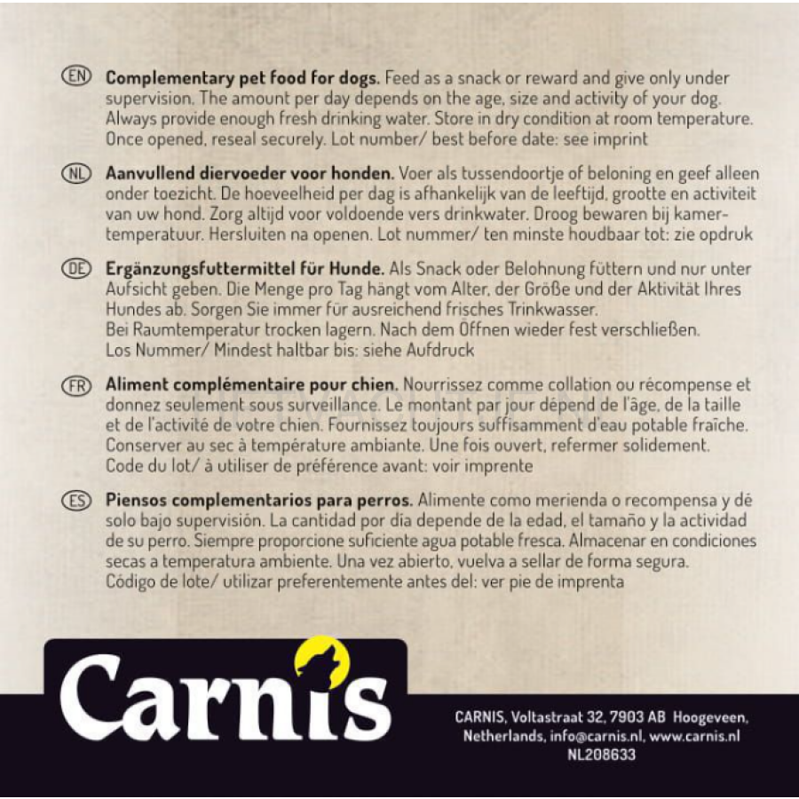 Carnis - Kalkoen Mini Blokjes (Emmer)
