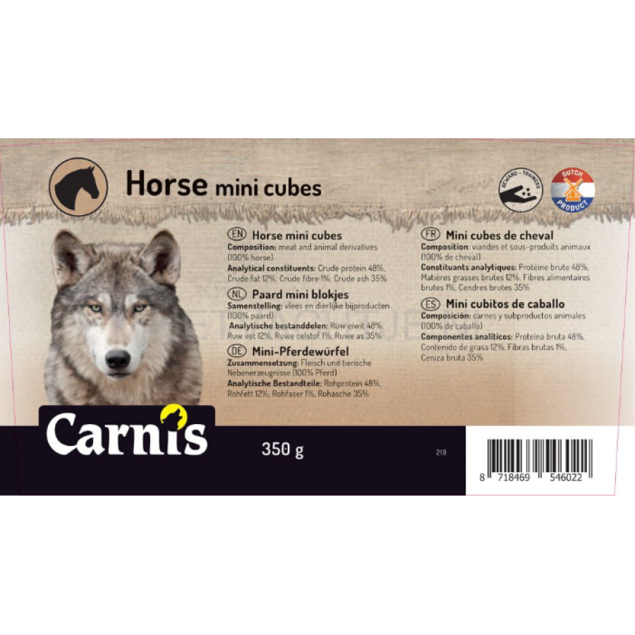 Carnis - Paard Mini Blokjes (Emmer)