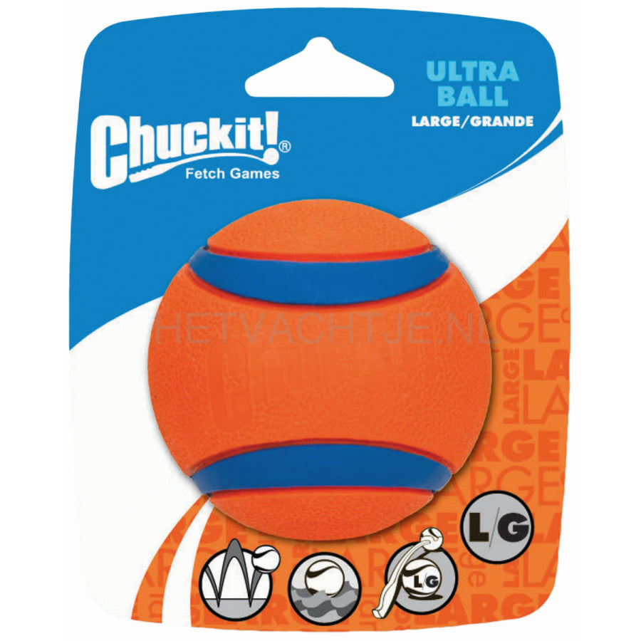 Chuckit! - Ultra Ball Oranje/large Hondenspeeltjes