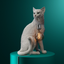 Werner Voss - Tafellamp kat Chouchou