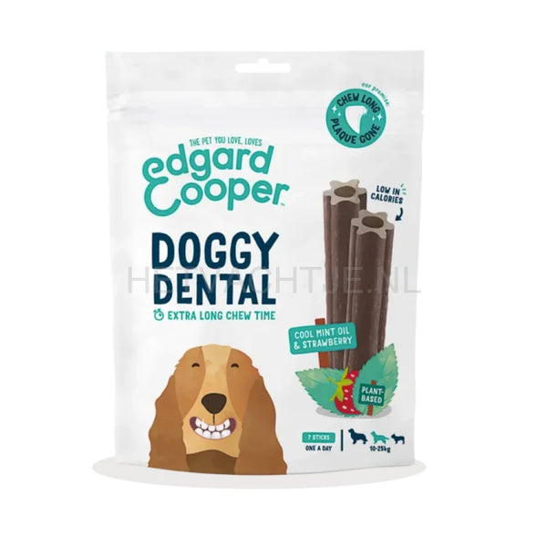 Edgard Cooper - Doggy Dental Munt & Aardbei Medium