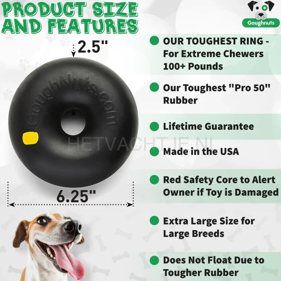 Goughnuts - Heavy Duty Buster Ring Extra Large / Zwart