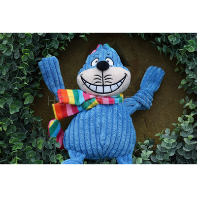 Hugglehounds Rainbow Cheshire Cat Knottie Hondenspeeltjes