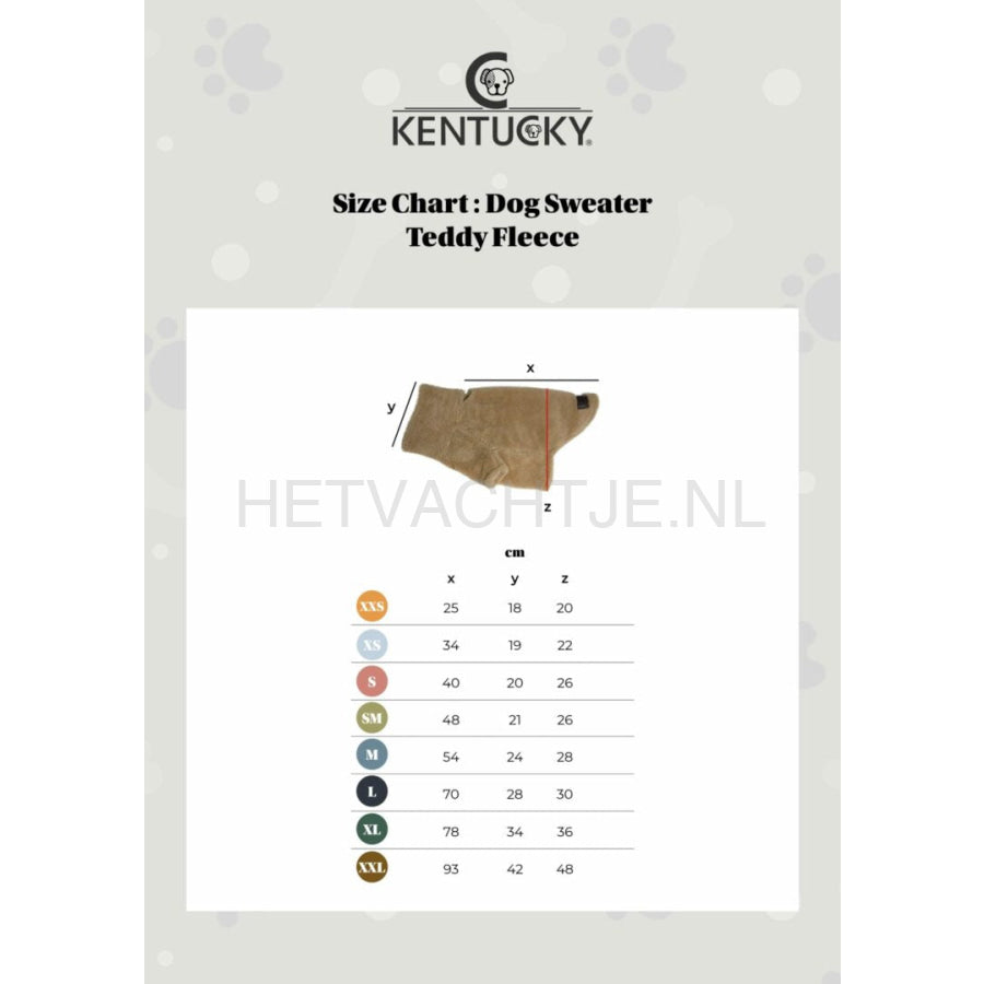 Kentucky - Honden Teddy Fleece Trui