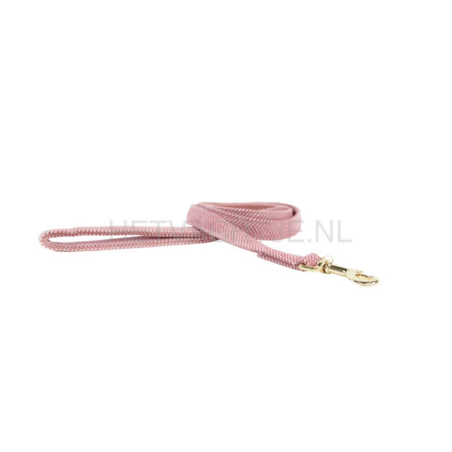 Kentucky - Hondenlijn Wol Oud Roze Hondenriemen