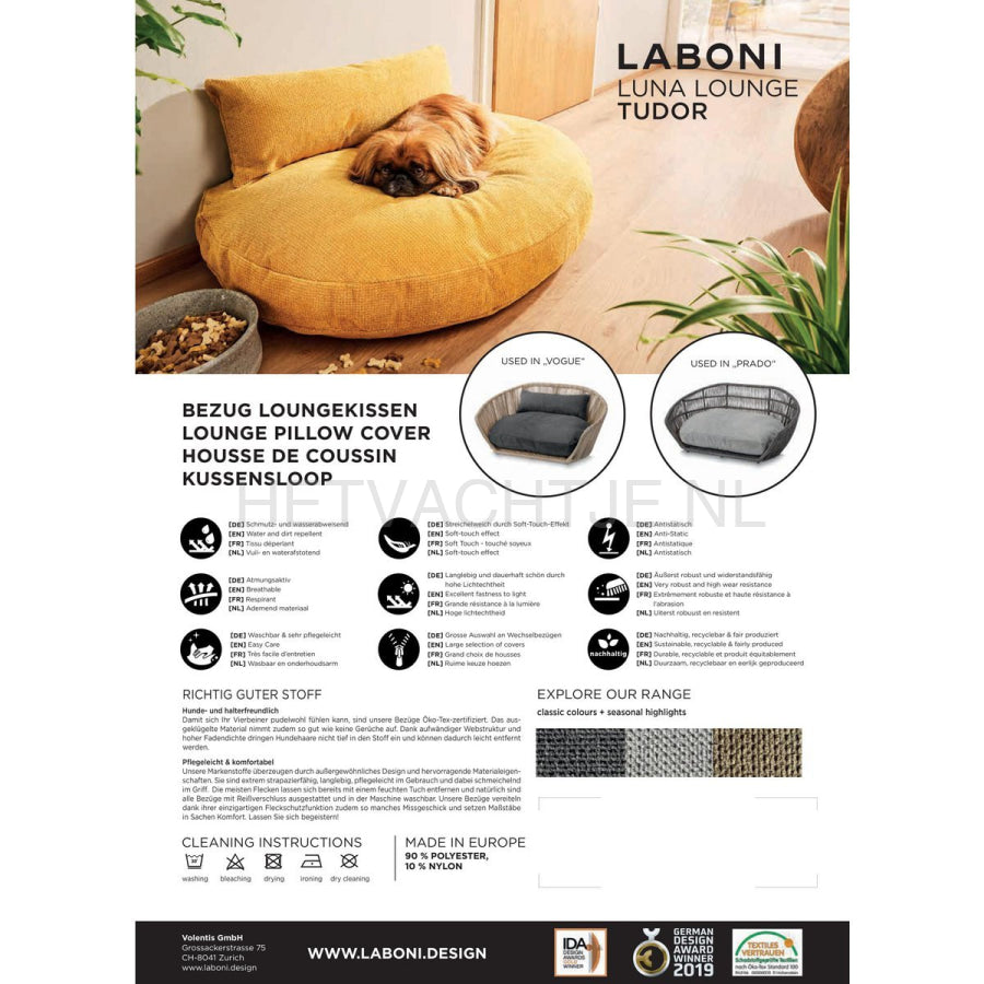 Laboni - Vogue-Tudor Design Hondenmand