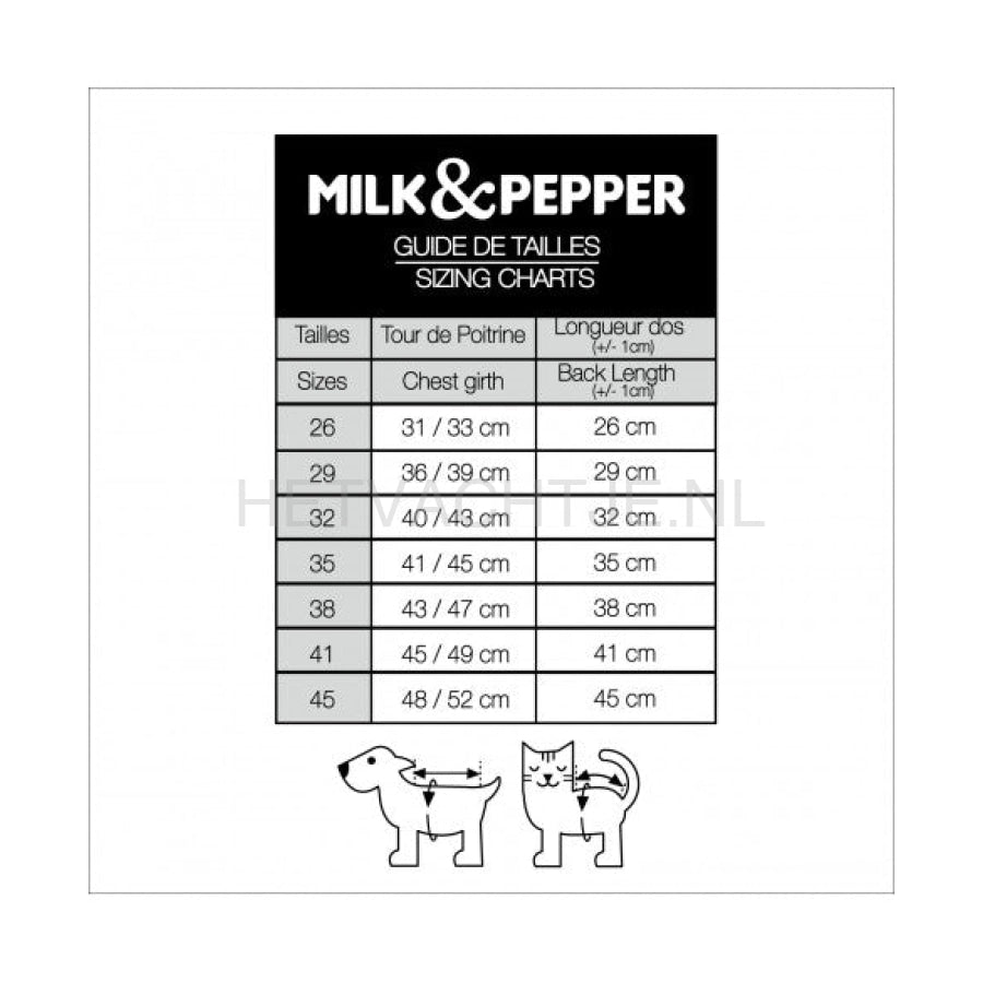 Milk&pepper - Impermeable Badord Bore