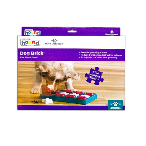 Nina Ottosson Dog Brick Hondenpuzzel (Level 2) Hondenspeeltjes