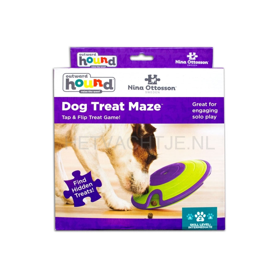 Nina Ottosson Dog Treat Maze Hondenpuzzel (Level 2) Hondenspeeltjes