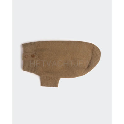 Paikka - Furry Knit Sweater Bruin Hondentrui