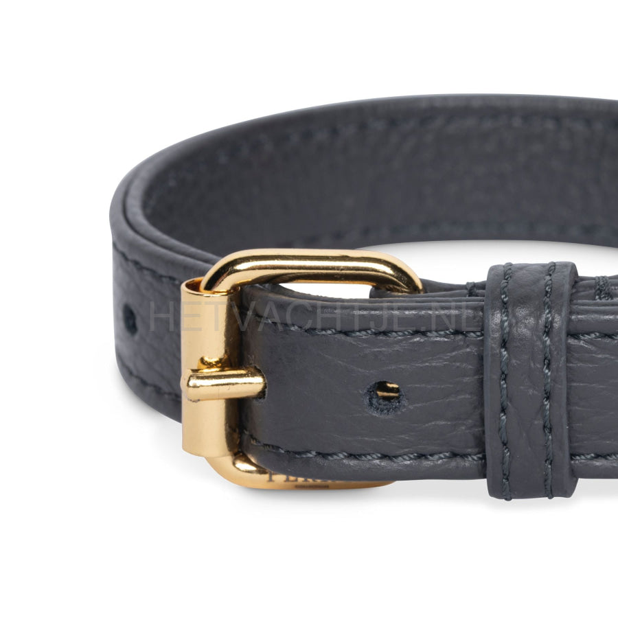 Perro Collection - Dark Grey Halsband Halsbanden En Tuigjes Voor Huisdieren