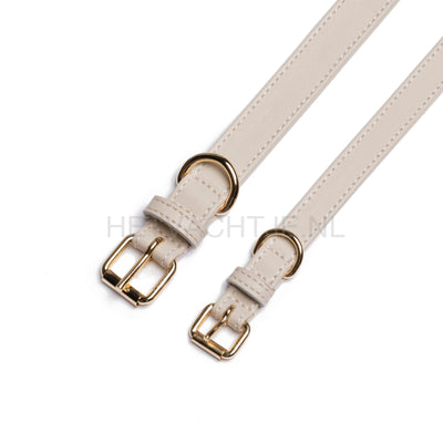 Perro Collection - Off White Halsband Halsbanden En Tuigjes Voor Huisdieren