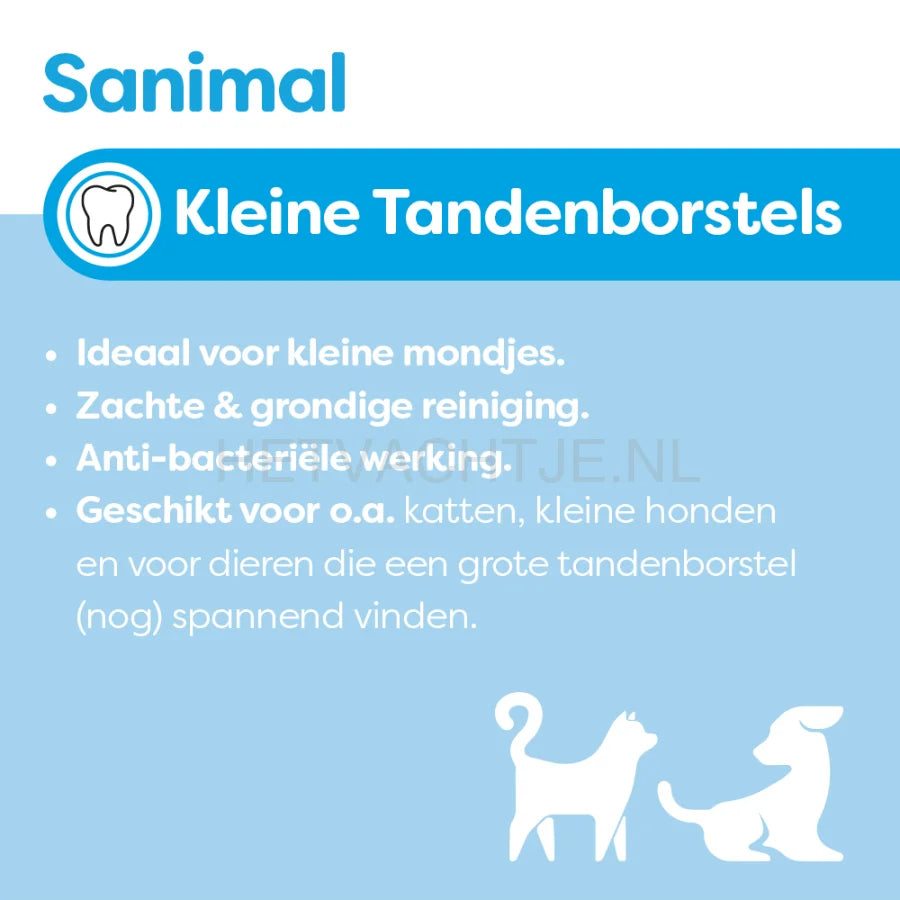 Sanimal - Kleine tandenborstels