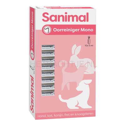 Sanimal - Oorreiniger mono 10x5ml