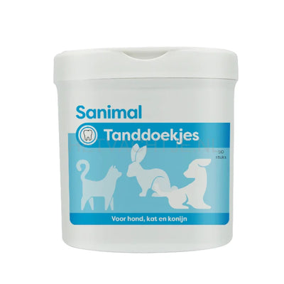 Sanimal - Tanddoekjes 50 stuks