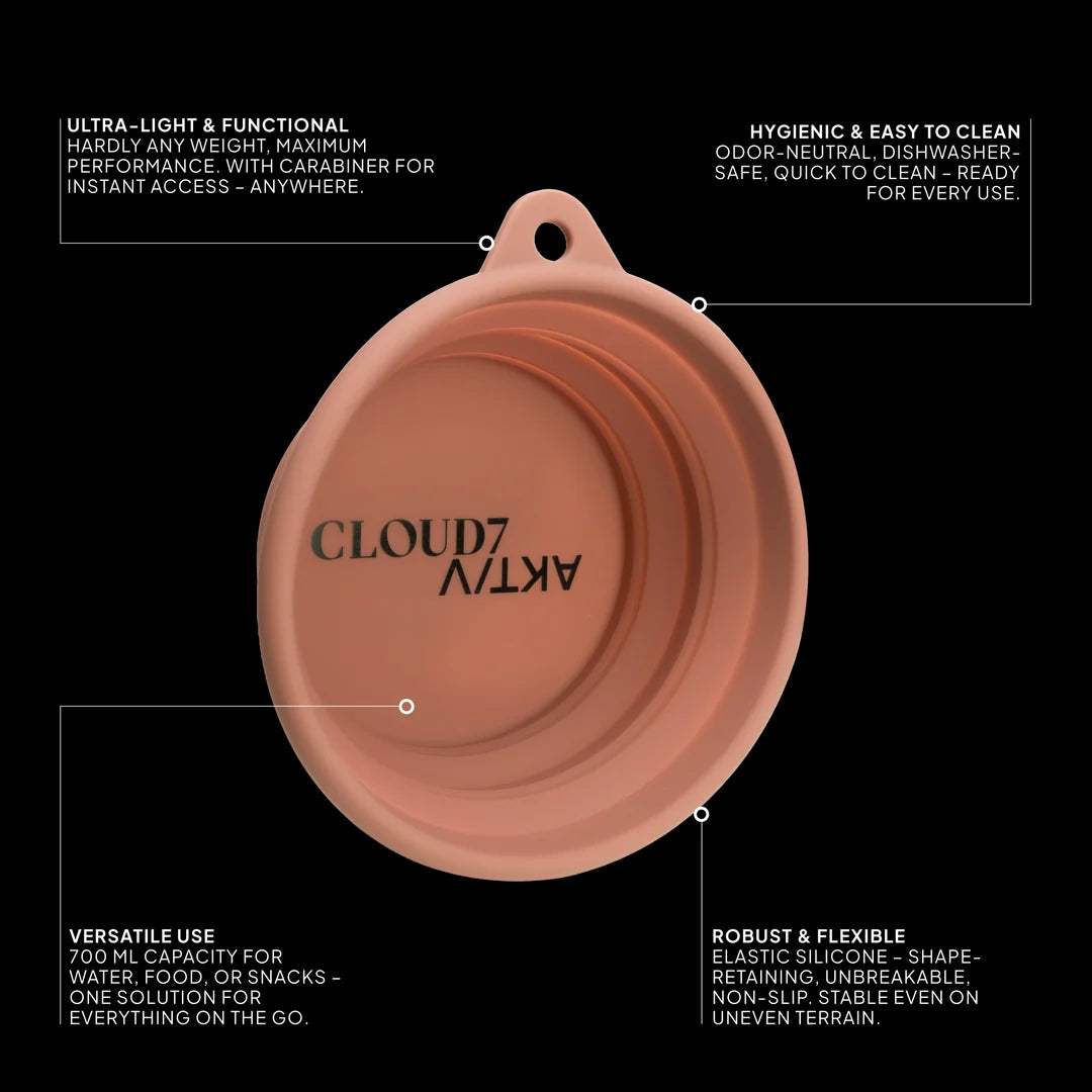 Cloud7 - Opvouwbare reiskom AKTIV - Oud roze