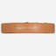 william Walker - Glad leren halsband Karamel
