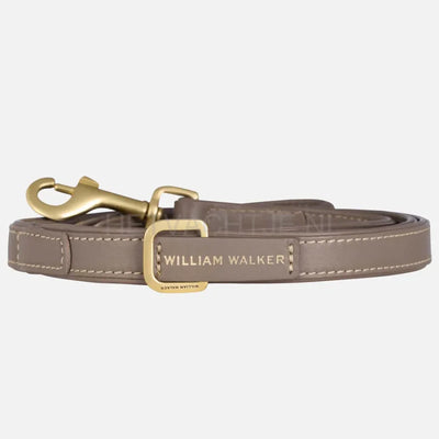 William Walker - Hoogwaardige gladleren hondenriem Pebble