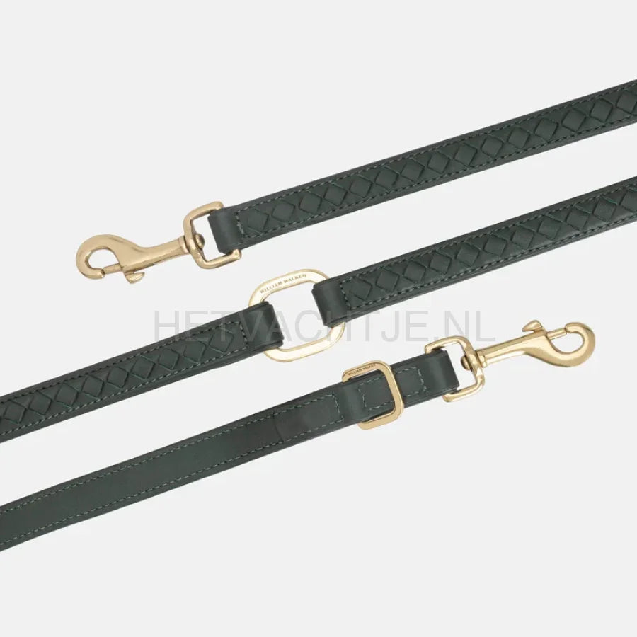 William Walker - Hoogwaardige lederen hondenriem Prestige Forest