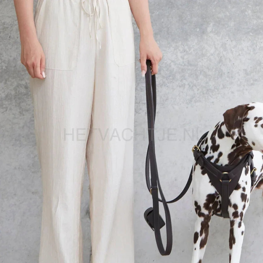 William Walker - Hoogwaardige leren hondenriem Aarde