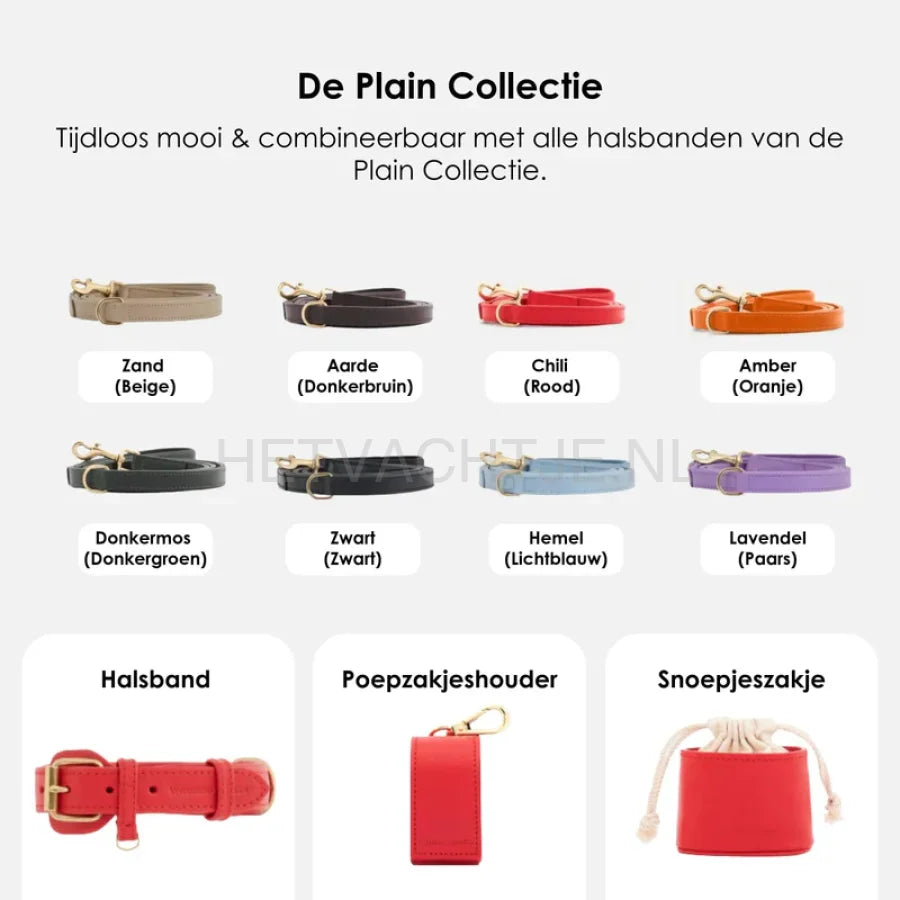 William Walker - Hoogwaardige leren hondenriem Chilli