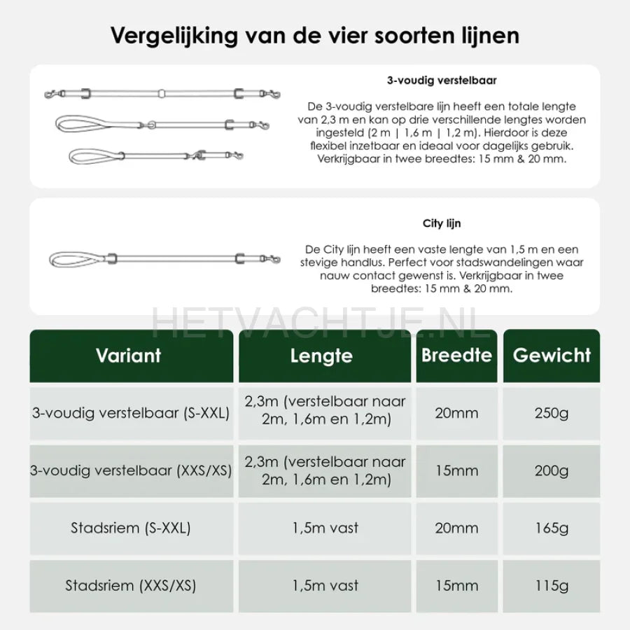 William Walker - Hoogwaardige leren hondenriem Chilli