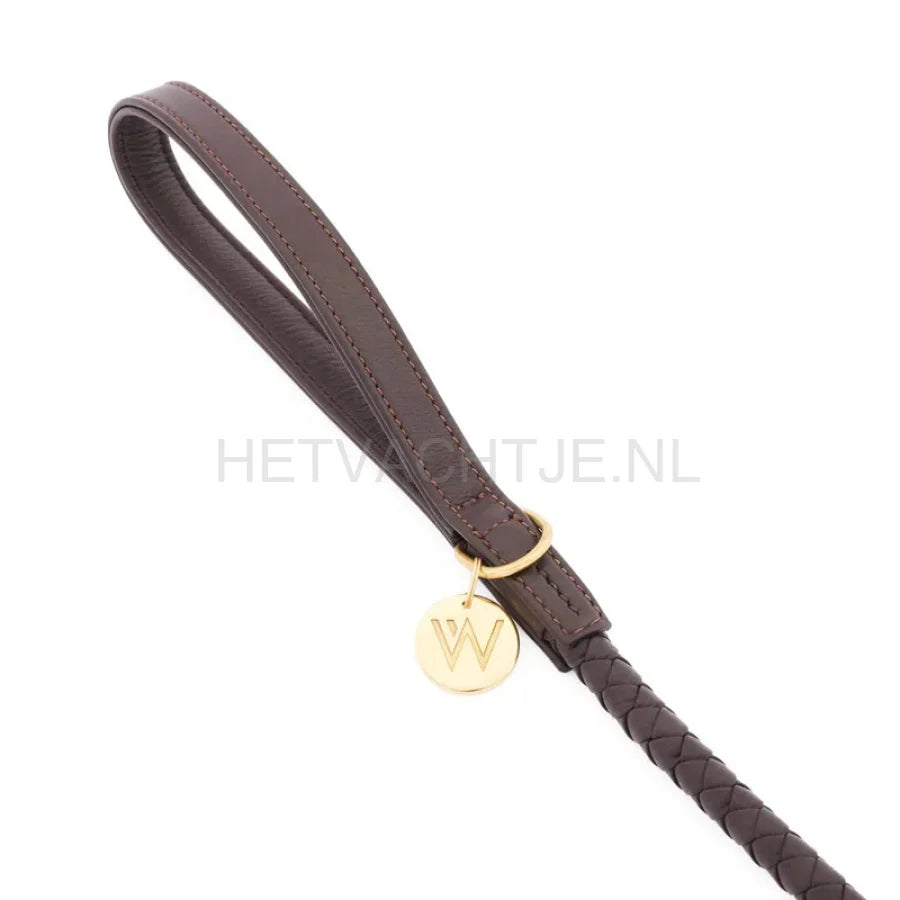 William Walker - Hoogwaardige leren hondenriem Twisted Earth