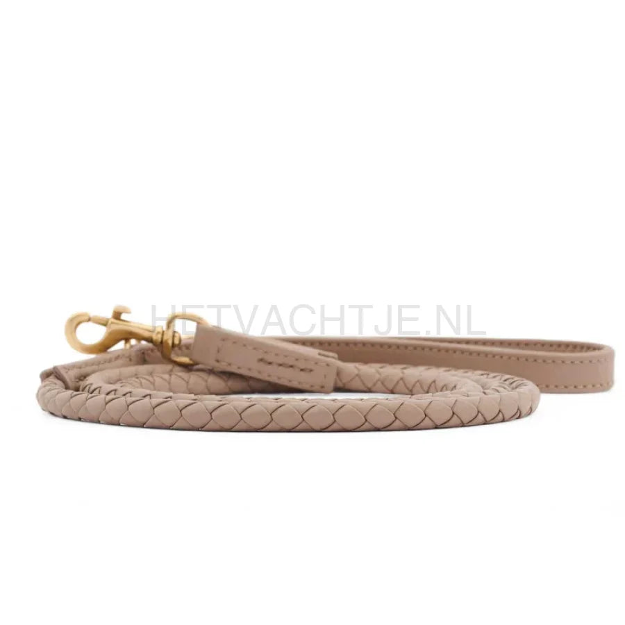 William Walker - Hoogwaardige leren hondenriem Twisted Sand