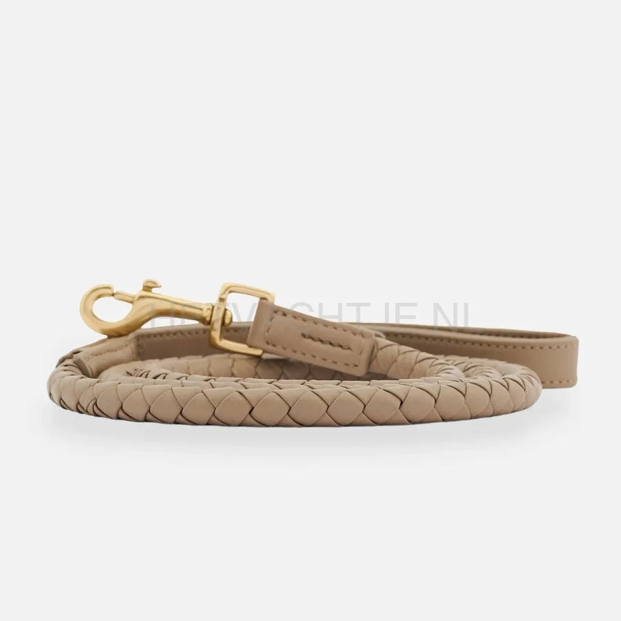 William Walker - Hoogwaardige leren hondenriem Twisted Sand