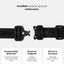 William Walker - Jacquard nylon halsband Nero