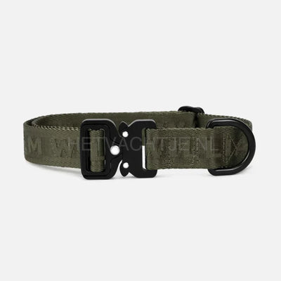 William Walker - Jacquard nylon hondenhalsband Forest
