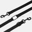 William Walker - Jacquard nylon hondenriem Nero