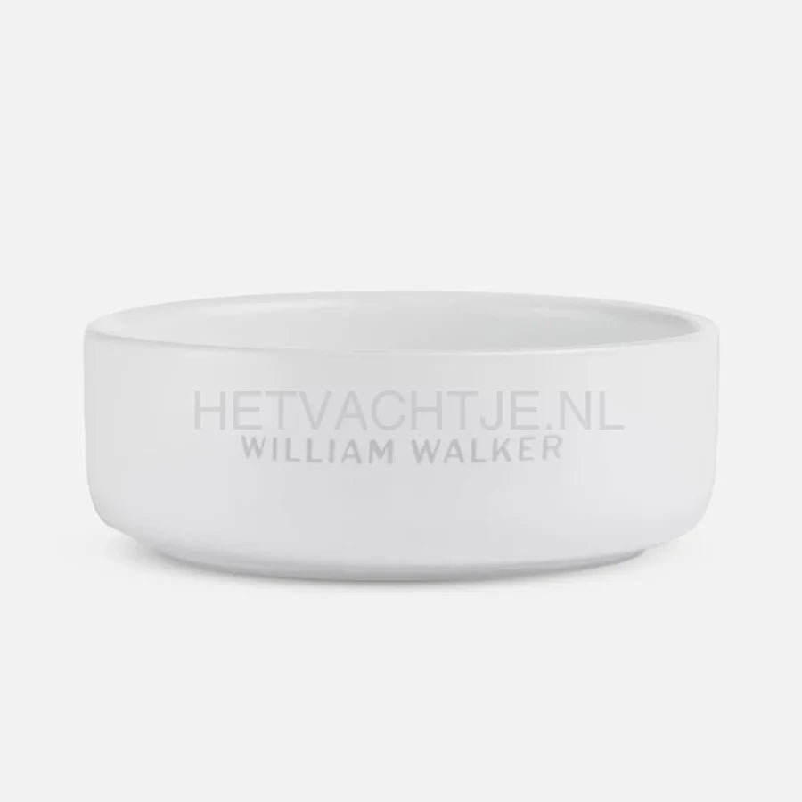 William Walker - Keramische hondenbak Parel S / Wit