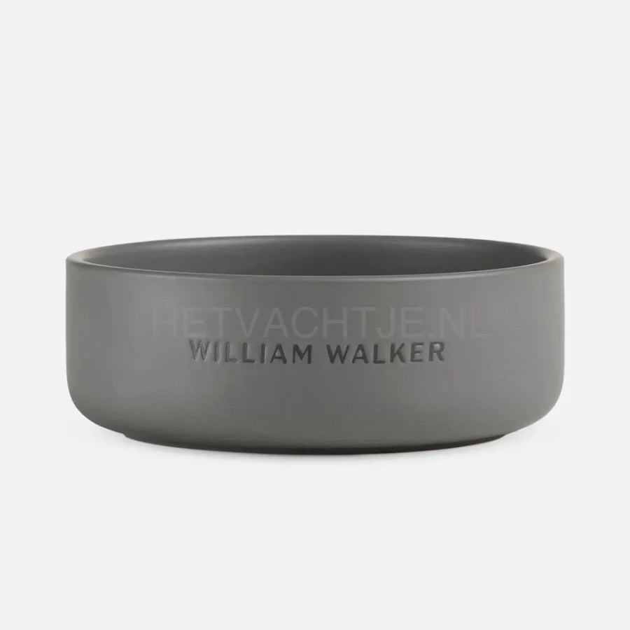 William Walker - Keramische hondenbak Zeezout S / Grijs