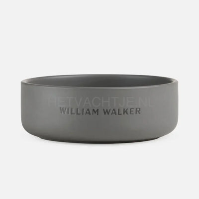 William Walker - Keramische hondenbak Zeezout S / Grijs
