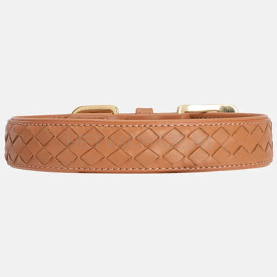 William Walker - Leren halsband Prestige Karamel