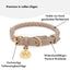 William Walker - Leren hondenhalsband Twisted Zand