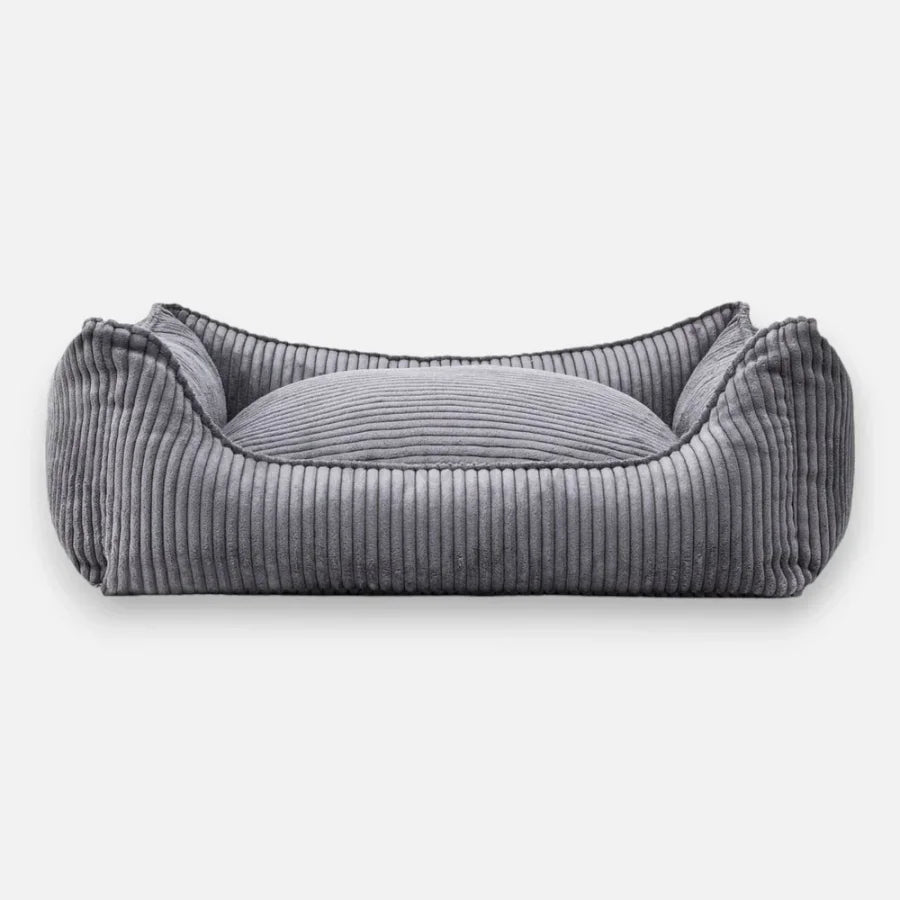William Walker - Orthopedisch corduroy hondenbed Charcoal
