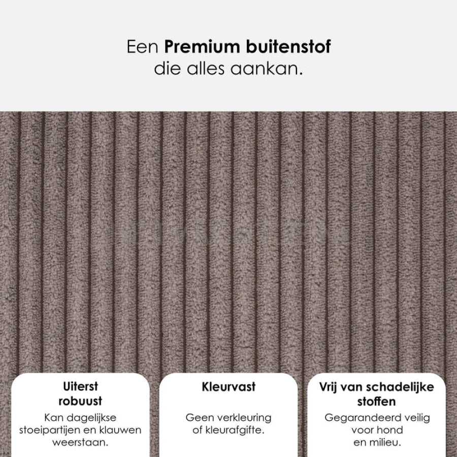 William Walker - Orthopedisch corduroy hondenbed Truffle