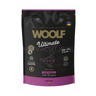 Woolf - Ultimate Hondenvoeding – Air Dried Semi Moist Duck