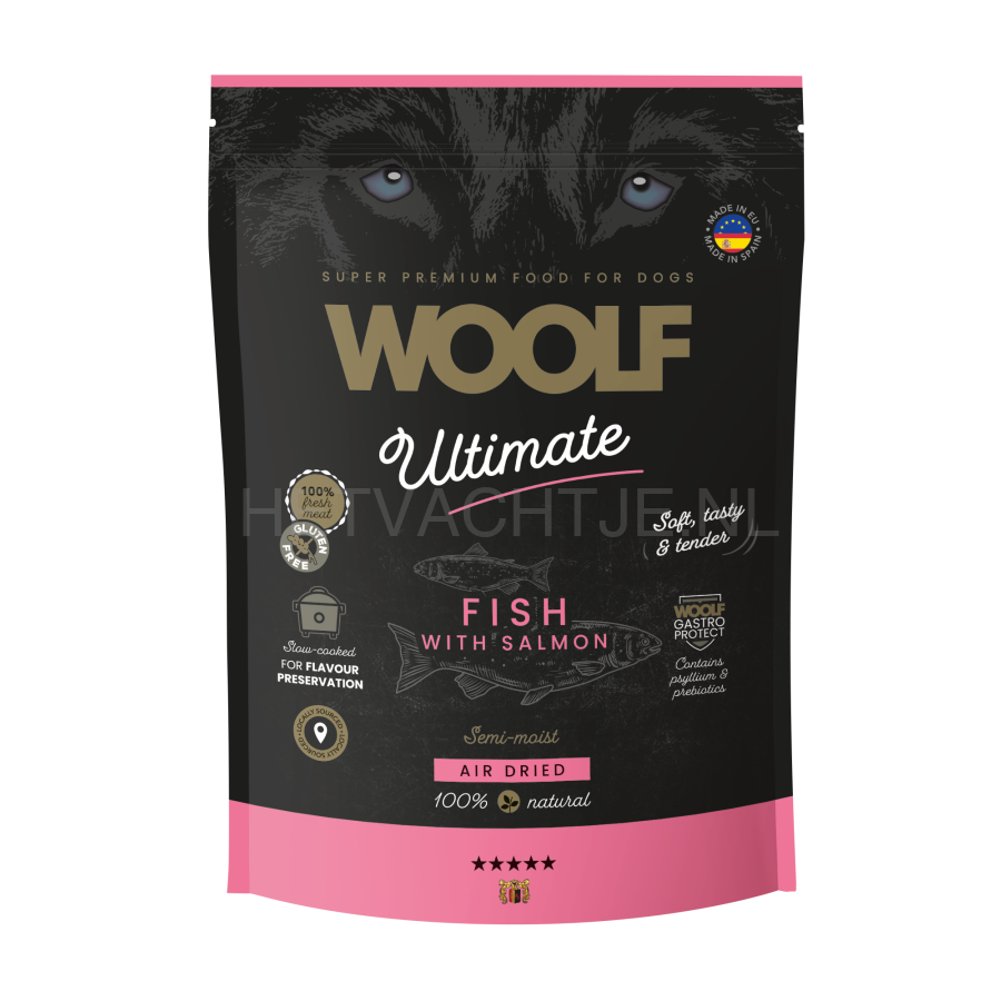 Woolf - Ultimate Hondenvoeding – Air Dried Semi Moist Fish