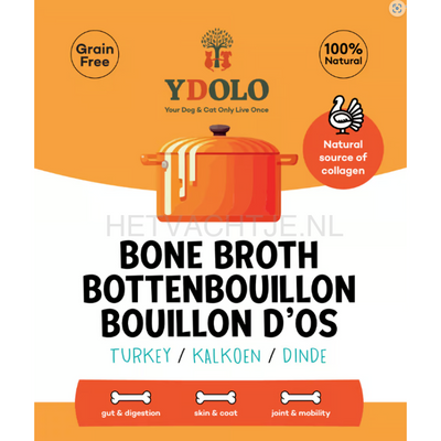 Ydolo - bottenbouillon BIO Kalkoen 230ml / Kalkoen