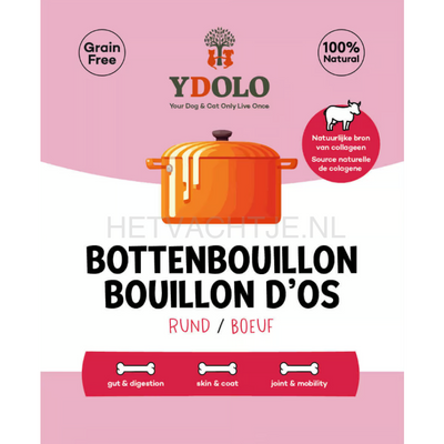 Ydolo - Bottenbouillon BIO Rund 230ml / Rund