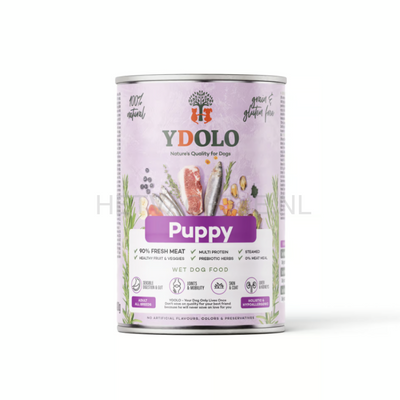 Ydolo - Natvoer – Puppy 400g / Iberico en Vis