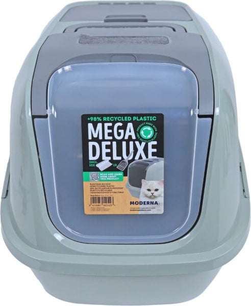 MODERNA - Kattentoilet Mega Deluxe Recycle Olive Green