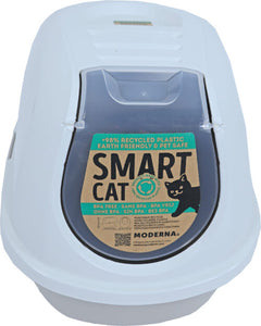 MODERNA - Kattentoilet Smart-Cat, Warmgrijs/Wit