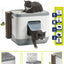 MODERNA - Plastic Cat Toilet/Sleeping Basket Gray 
