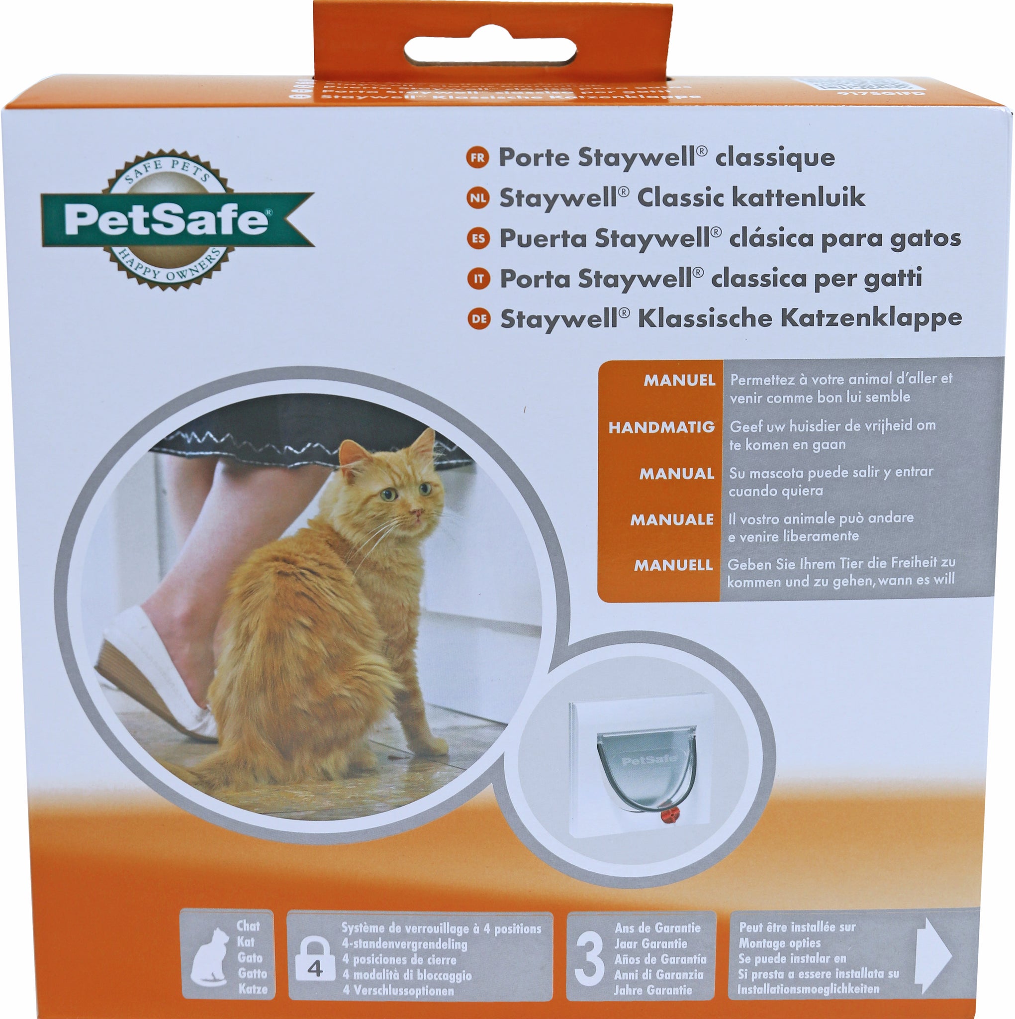 PetSafe kattendeur nr. 919, wit.