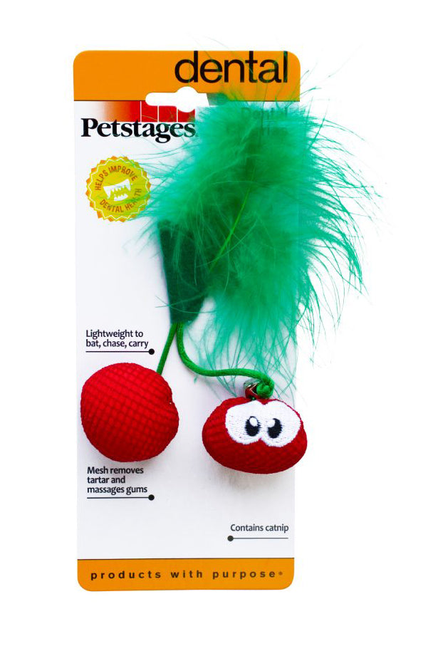 PETSTAGES - Dental Cherries Red