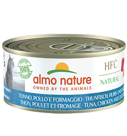 ALMO NATURE - Natural Tonijn met Kip en Kaas
